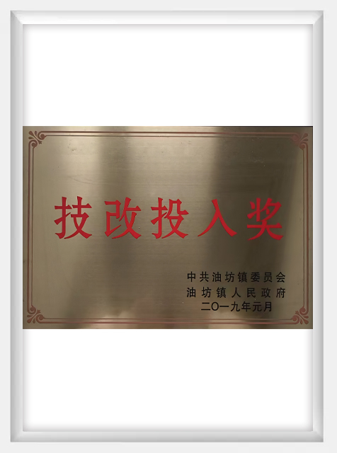 Technical Reform Investment Award