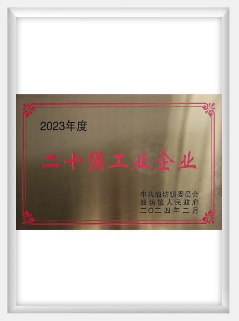 Top 20 Industrial Enterprises in 23